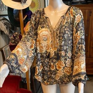 Spell Mystic Blouse Nightfall Lurex